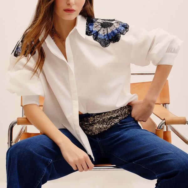 CAMISA LOUISE FLOWERS